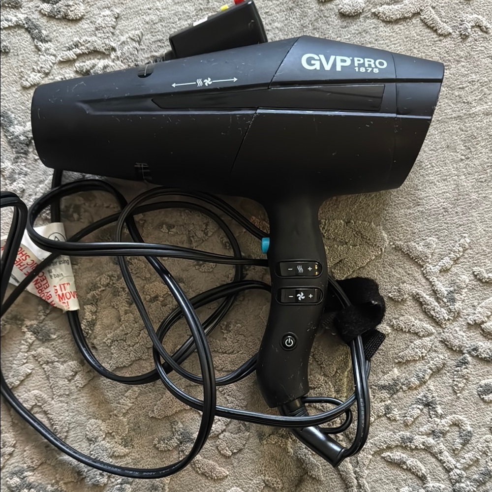 GVP Pro 1875 Black Hair Dryer